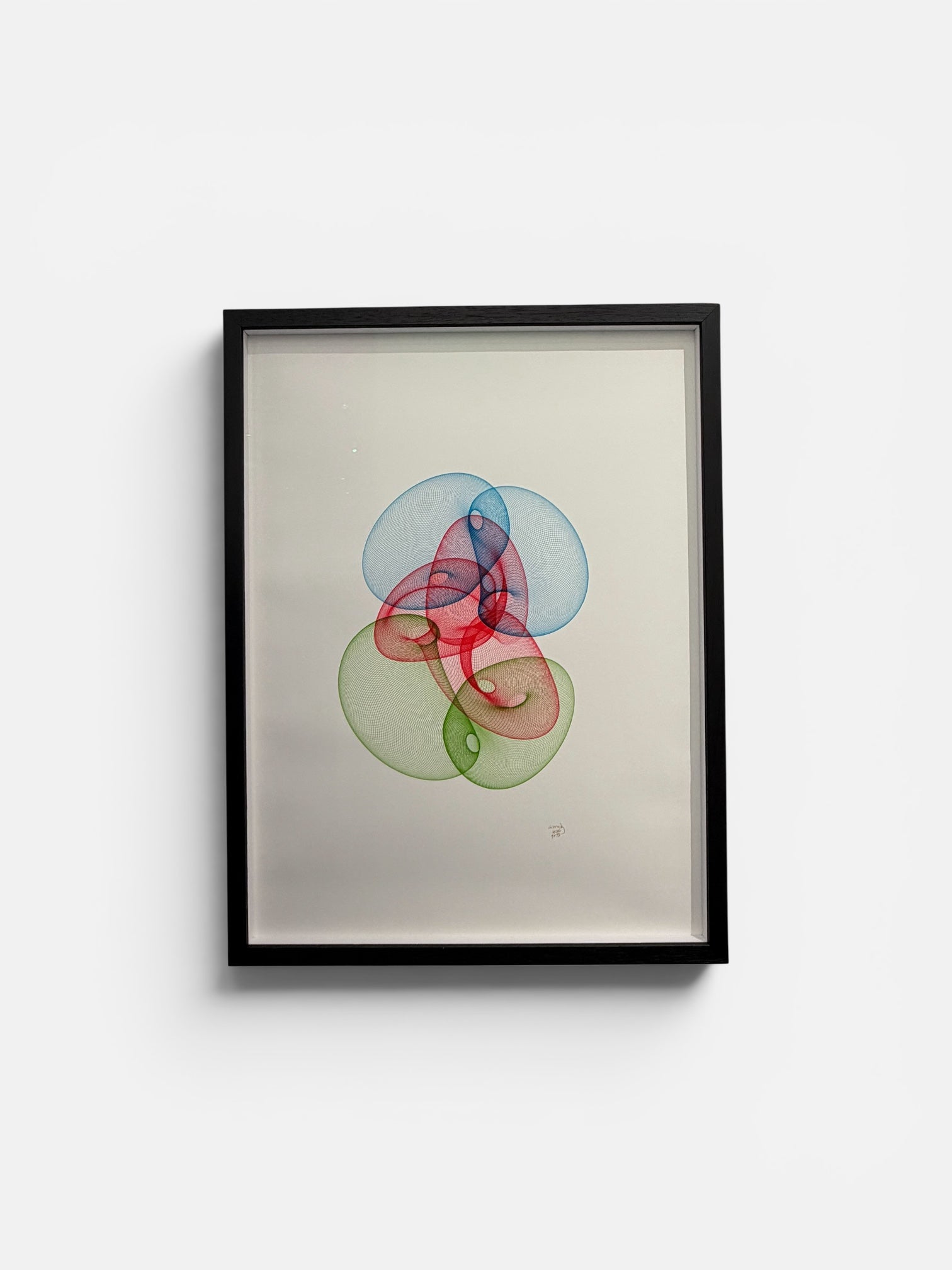 James Nolan Gandy | Original Drawing, Made with Analog Mechanical Drawing Machine |Multi-colour