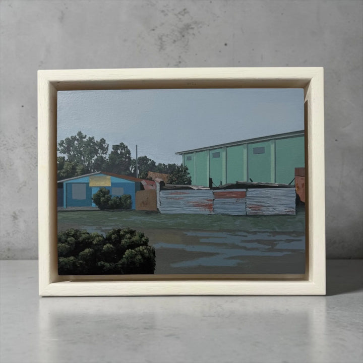 Contemporary urban landscape painting by Jack Candy-Kemp.